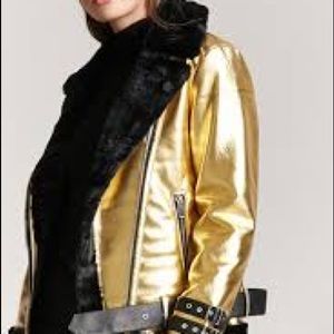 Forever21 gold jacket